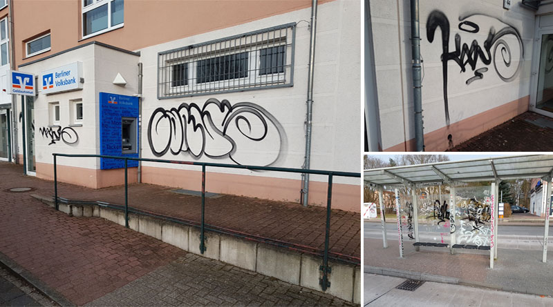 Graffiti Busbahnhof Stahnsdorf