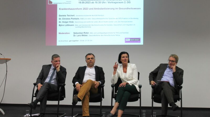 Podiumsdiskussion "Baustelle Gesundheitssystem" Zu Krankenhausreform ...