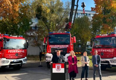 Drei neue Einsatzfahrzeuge für die Teltower Feuerwehr