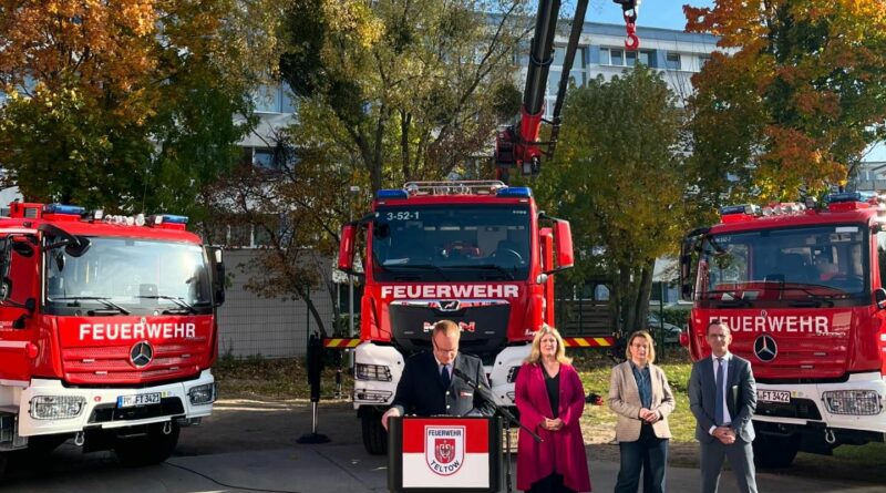 Drei neue Einsatzfahrzeuge für die Teltower Feuerwehr