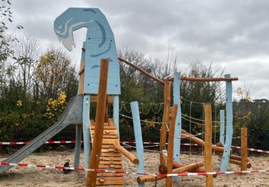 Stahnsdorf – Spielschiff „Matze“ wich im Schmetterlingsviertel einem Klettergarten