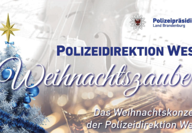 Weihnachtskonzert der Polizeidirektion West mit dem Landespolizeiorchester Brandenburg